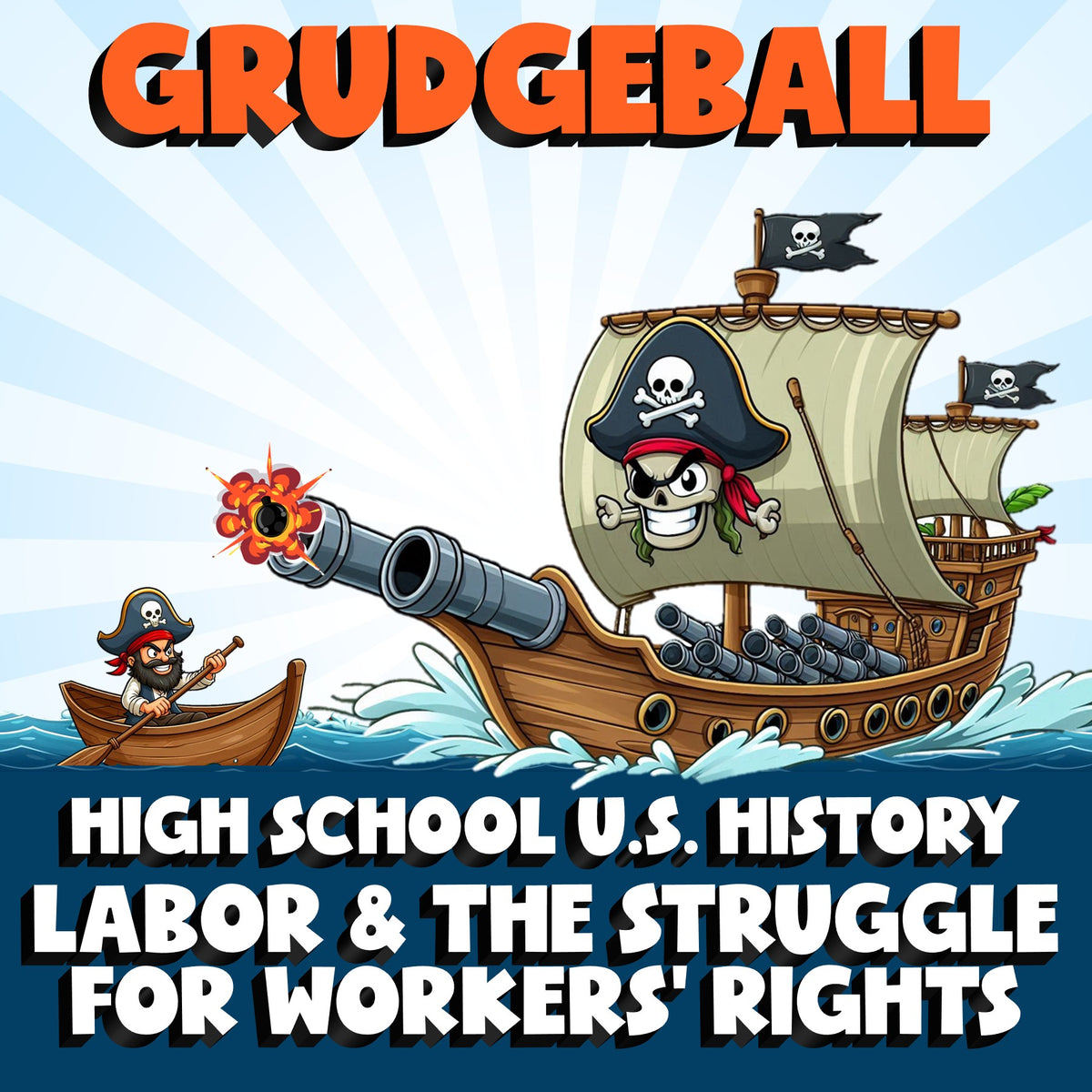 Labor & the Struggle for Workers’ Rights GRUDGEBALL U.S. History Game - No Prep