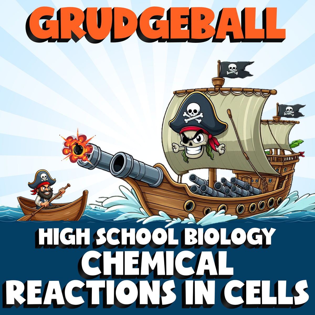 Chemical Reactions in Cells GRUDGEBALL Science Game - No Prep Biology Review