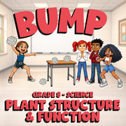 Plant Structure & Function BUMP Science Game - No Prep Grade 8 Review Activity