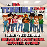 Irregular Conditional (envoyer, courir) BIG TERRIBLE GAME - French Exercise