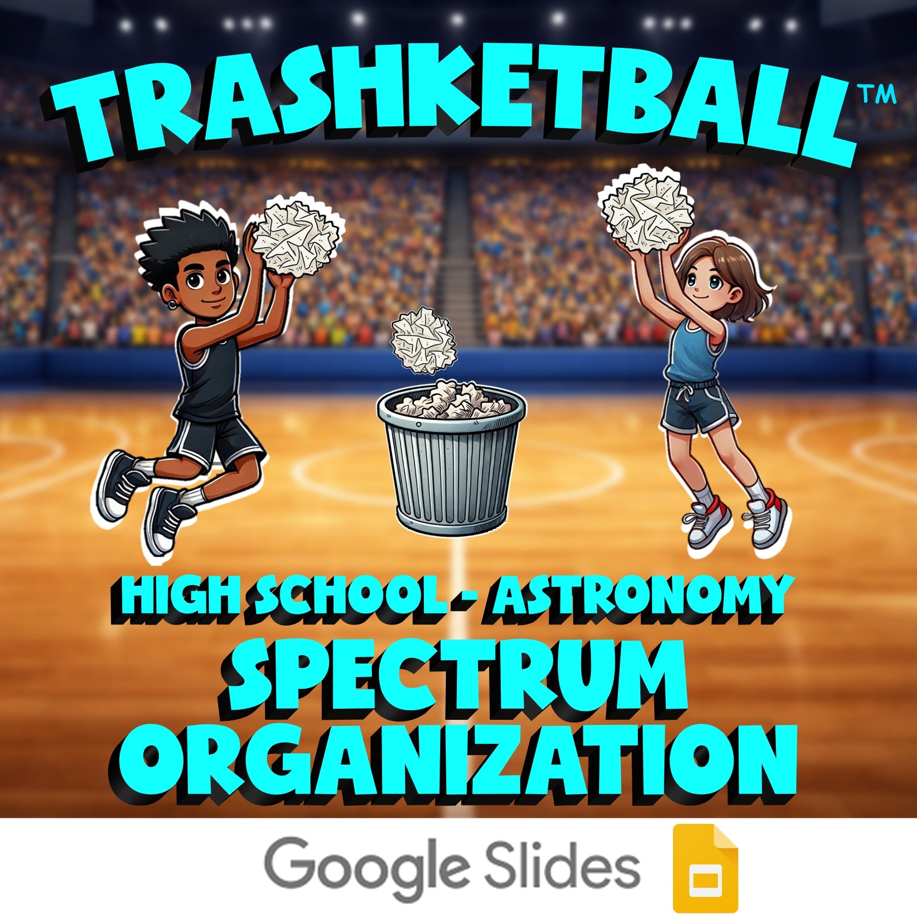 Spectrum Organization TRASHKETBALL Science Game - No Prep Astronomy Review