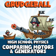 Comparing Motors & Generators GRUDGEBALL Science Game - No Prep Physics Review