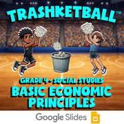 Basic Economic Principles TRASHKETBALL Socials Game - No Prep Grade 4 Review
