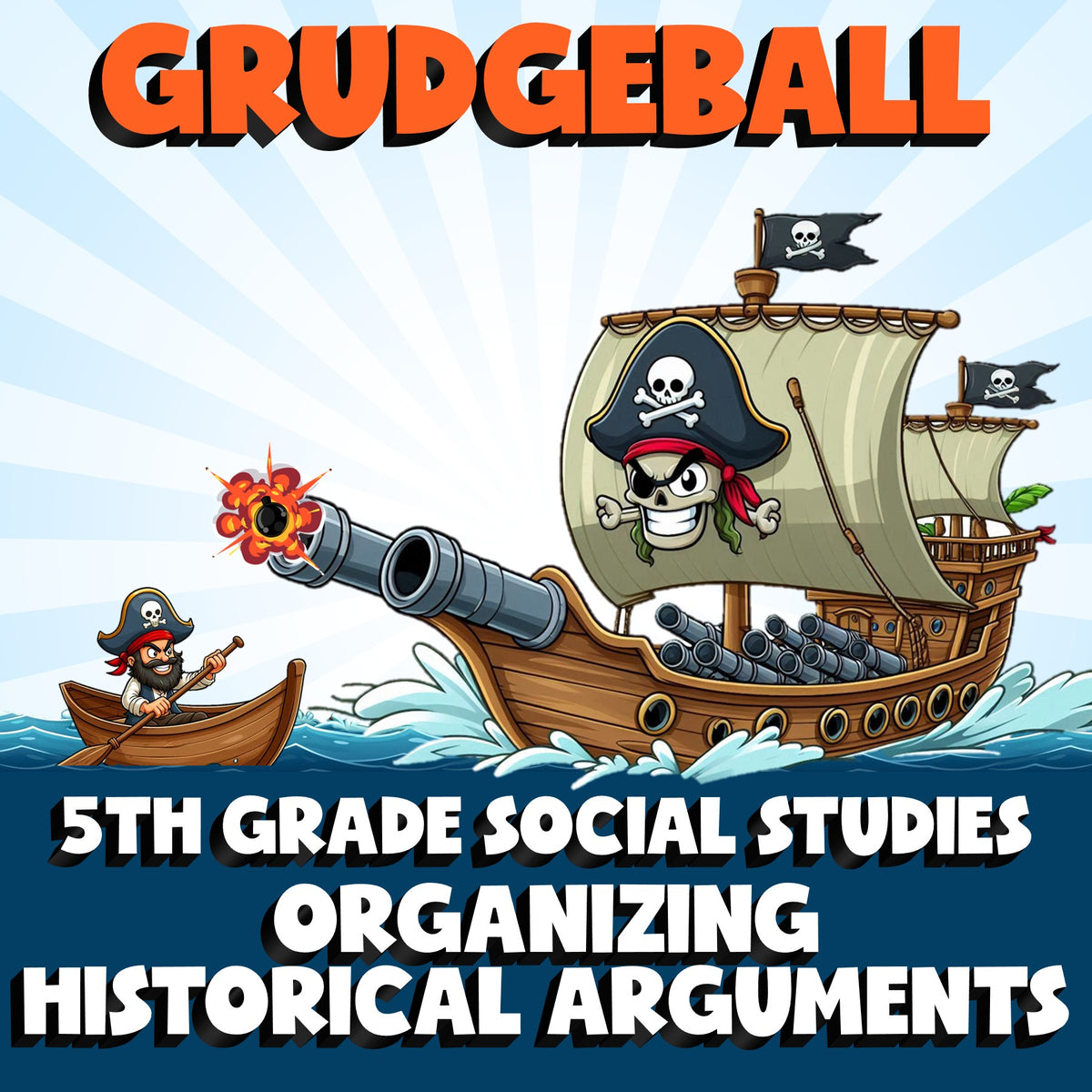 Organizing Historical Arguments GRUDGEBALL Socials Game - No Prep Grade 5 Review
