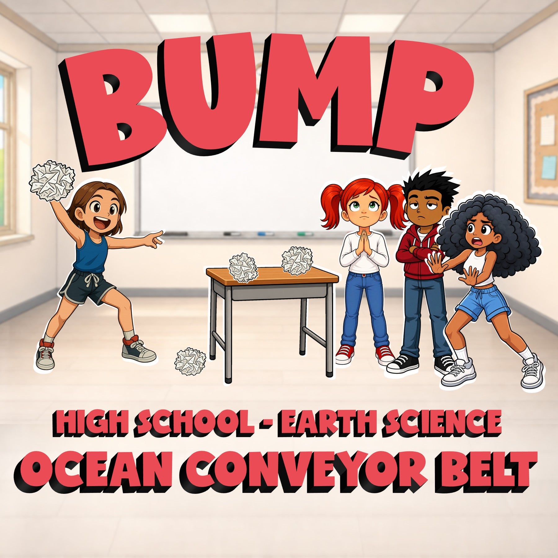Ocean Conveyor Belt BUMP Game - No Prep Earth Science Review Activity