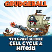 Cell Cycle & Mitosis GRUDGEBALL Science Game - No Prep Grade 9 Review Activity