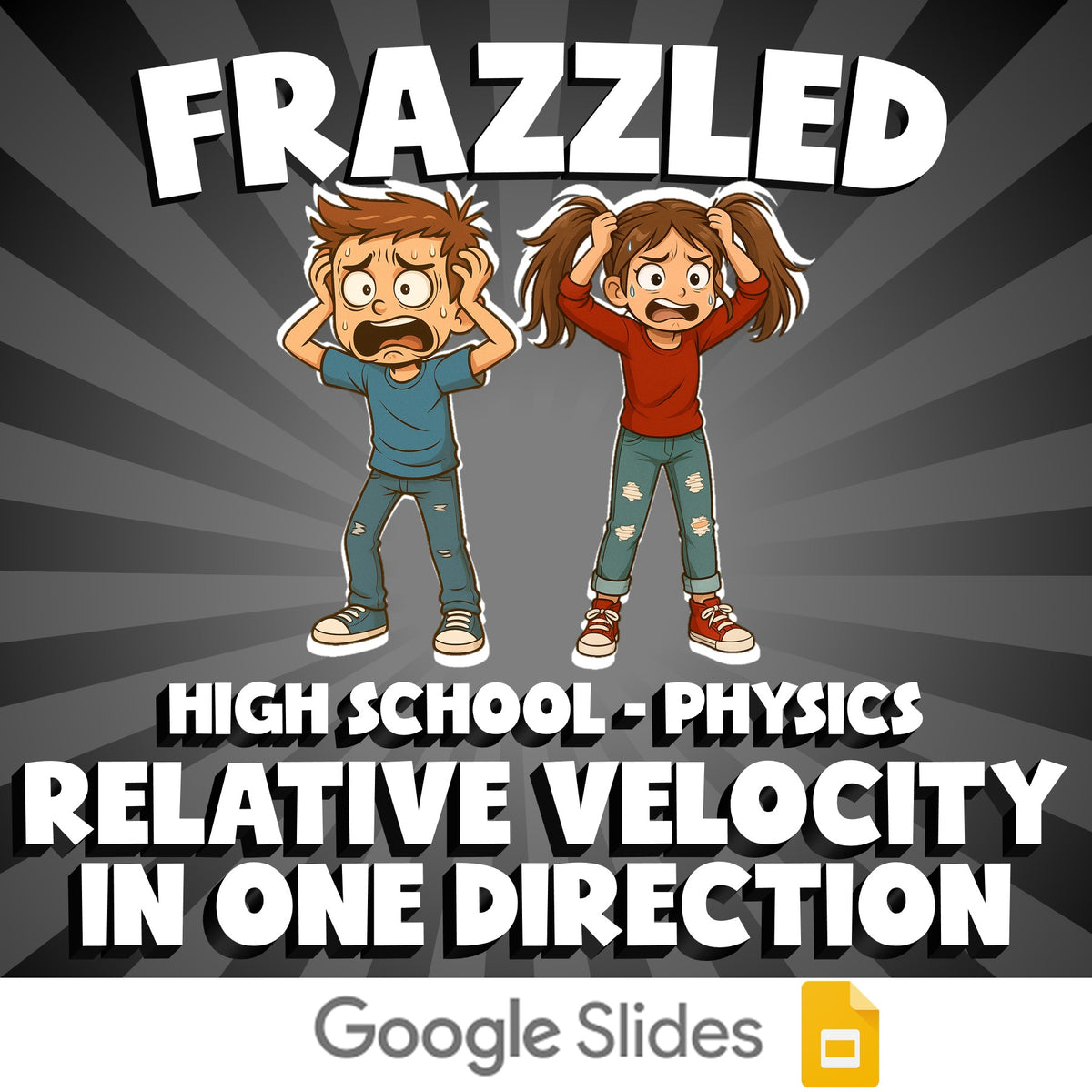 Relative Velocity in One Direction FRAZZLED Science Game - No Prep Physics