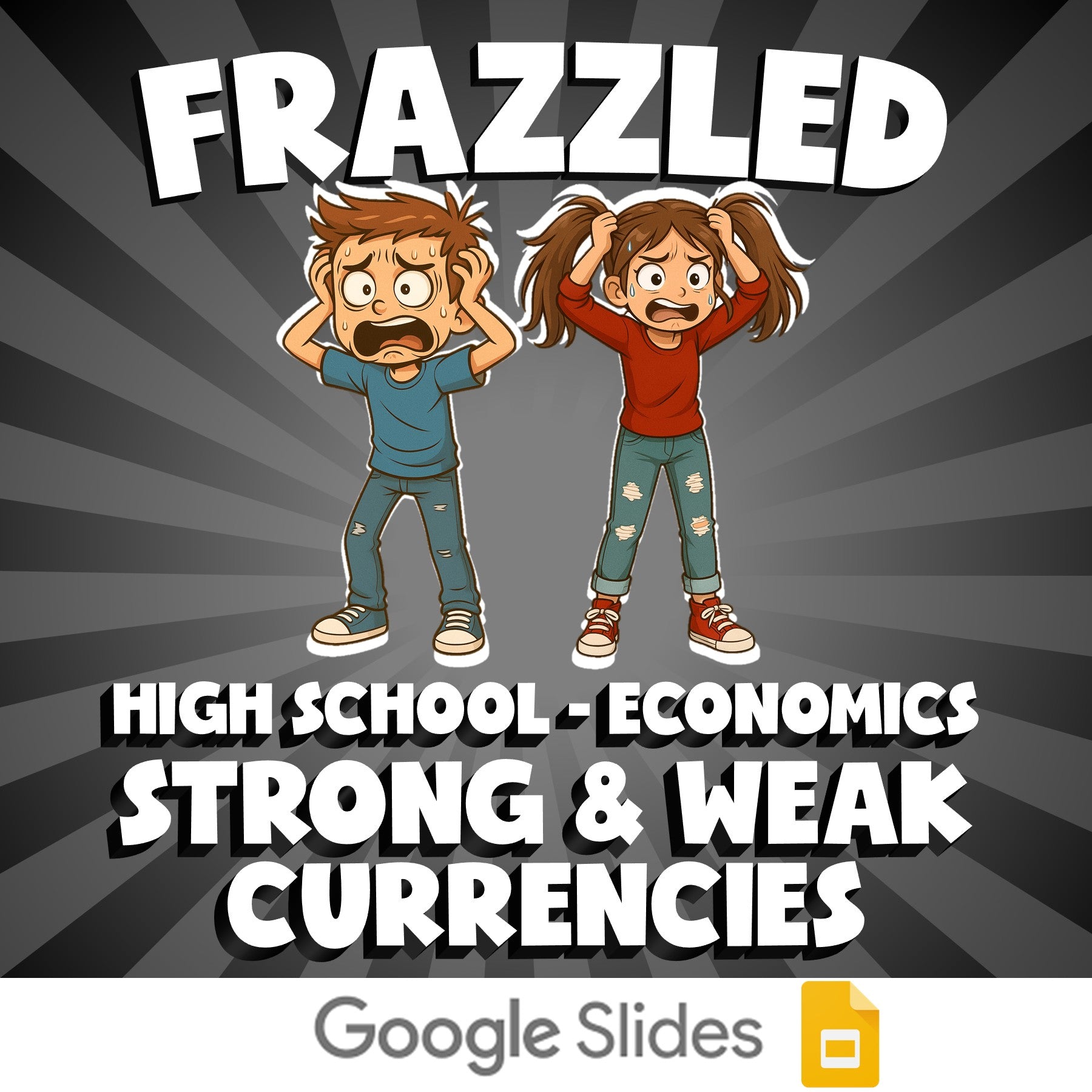 Strong & Weak Currencies FRAZZLED Economics Game - No Prep Review Activity