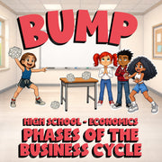 Phases of the Business Cycle BUMP Economics Game - No Prep Review Activity