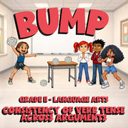 Consistency of Verb Tense Across Arguments BUMP ELA Game - No Prep Grade 11