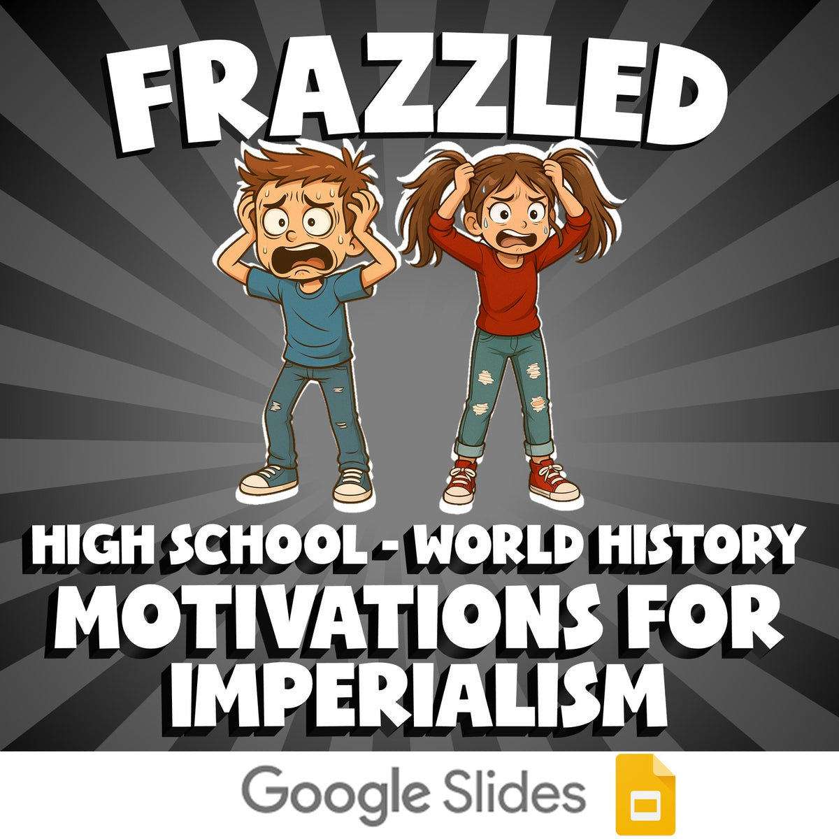 Motivations for Imperialism FRAZZLED Game - No Prep World History Review