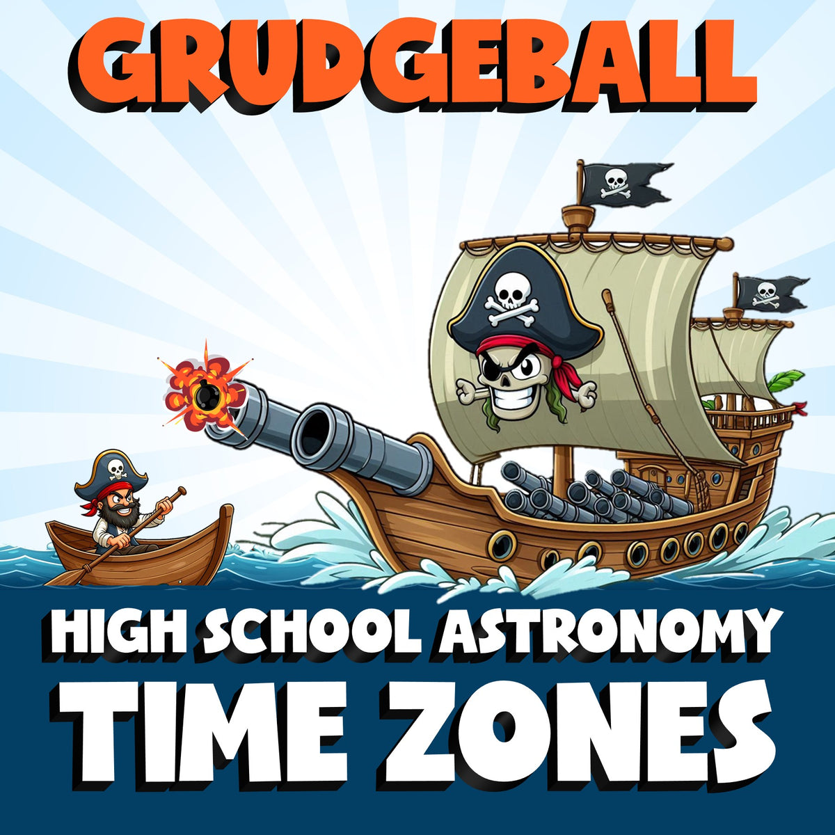Time Zones GRUDGEBALL Science Game - No Prep Astronomy Review Activity