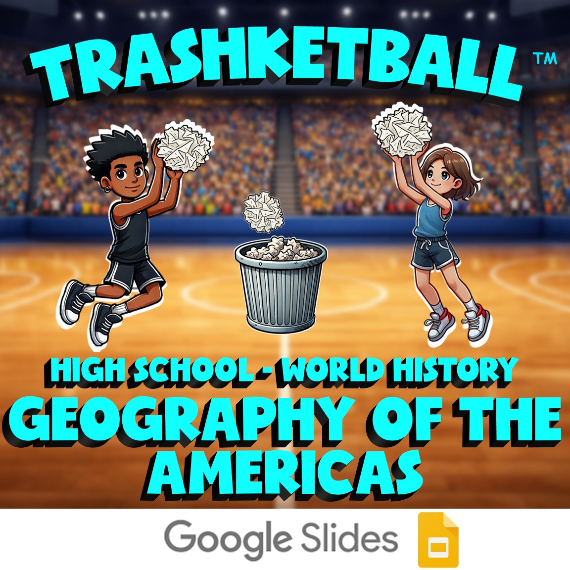 Geography of the Americas TRASHKETBALL Game - No Prep World History Review