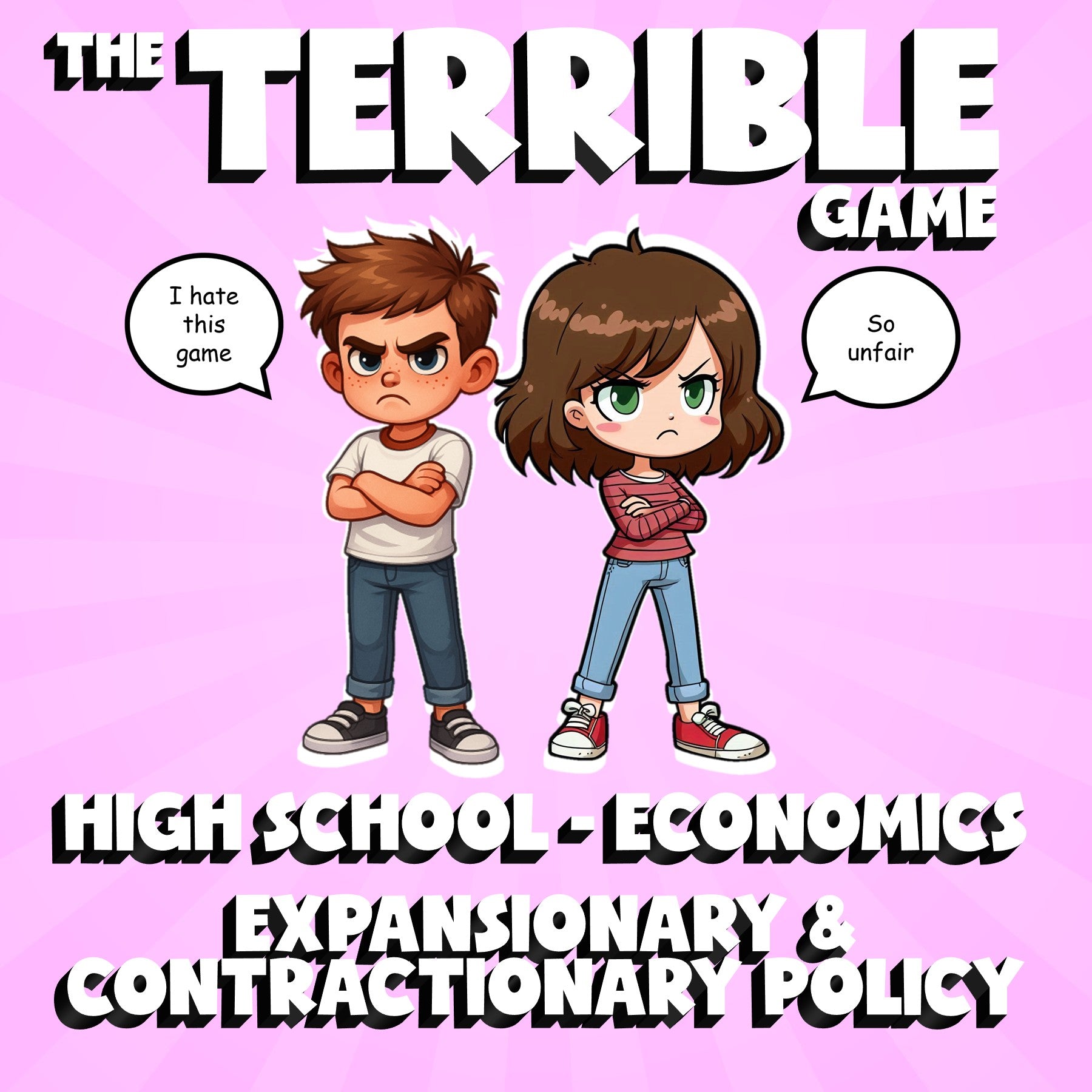 Expansionary & Contractionary Policy THE TERRIBLE GAME - Economics Review