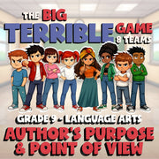 Author's Purpose & Point of View BIG TERRIBLE GAME - No Prep Grade 9 ELA Review