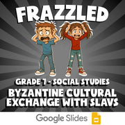 Byzantine Cultural Exchange with Slavs FRAZZLED Socials Game - No Prep Grade 7