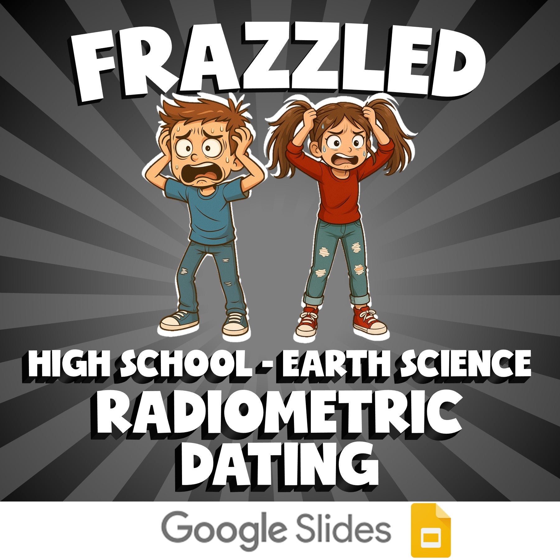 Radiometric Dating FRAZZLED Game - No Prep Earth Science Review Activity