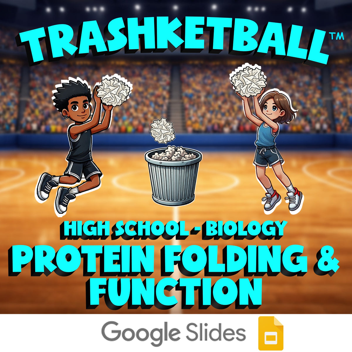 Protein Folding & Function TRASHKETBALL Science Game - No Prep Biology Review