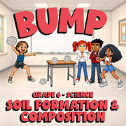 Soil Formation & Composition BUMP Science Game - No Prep Grade 6 Review Activity