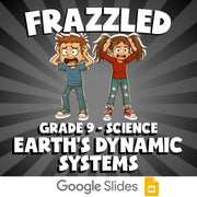 Earth’s Dynamic Systems FRAZZLED Science Game - No Prep Grade 9 Review Activity