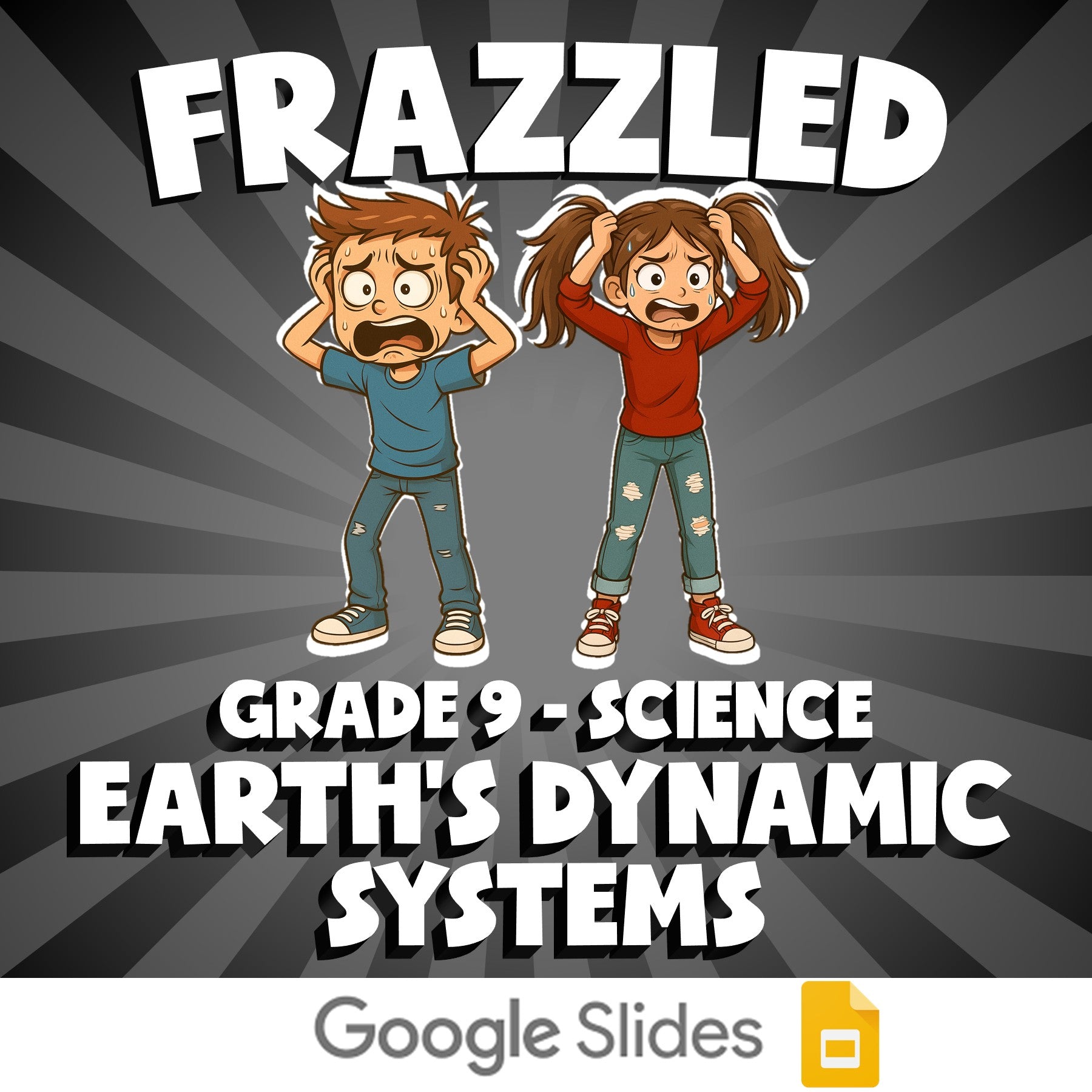 Earth’s Dynamic Systems FRAZZLED Science Game - No Prep Grade 9 Review Activity