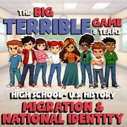 Migration & National Identity BIG TERRIBLE GAME - No Prep U.S. History Review