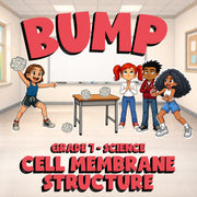 Cell Membrane Structure BUMP Science Game - No Prep Grade 7 Review Activity