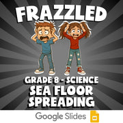 Sea Floor Spreading FRAZZLED Science Game - No Prep Grade 8 Review Activity