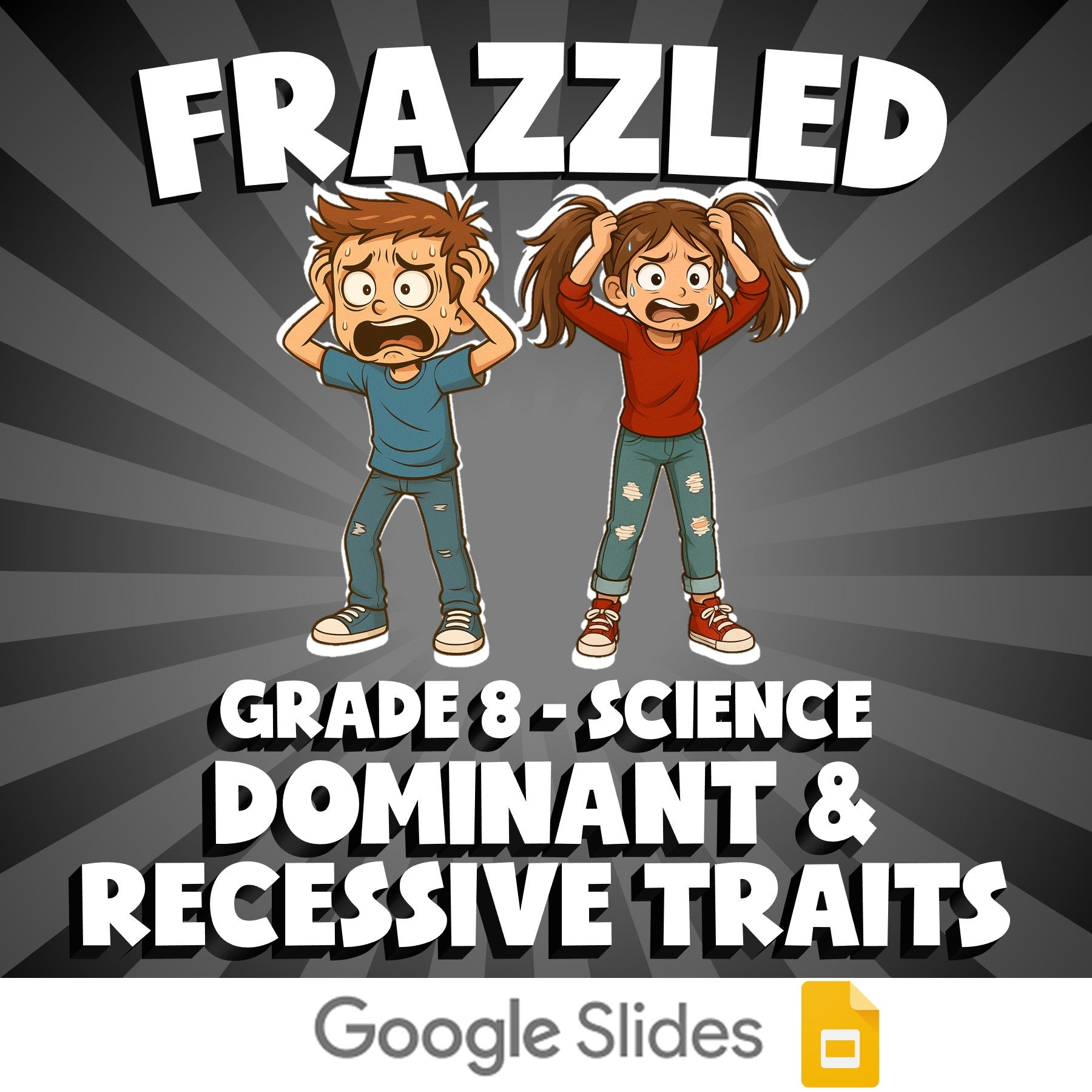 Dominant & Recessive Traits FRAZZLED Science Game - No Prep Grade 8 Review