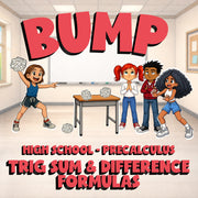 Trig Sum & Difference Formulas BUMP Math Game - No Prep PreCalculus Review
