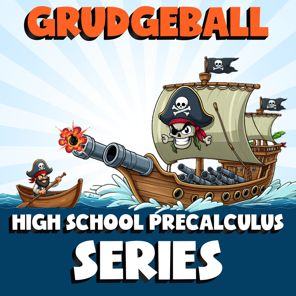 Series GRUDGEBALL Math Game - No Prep PreCalculus Review Activity