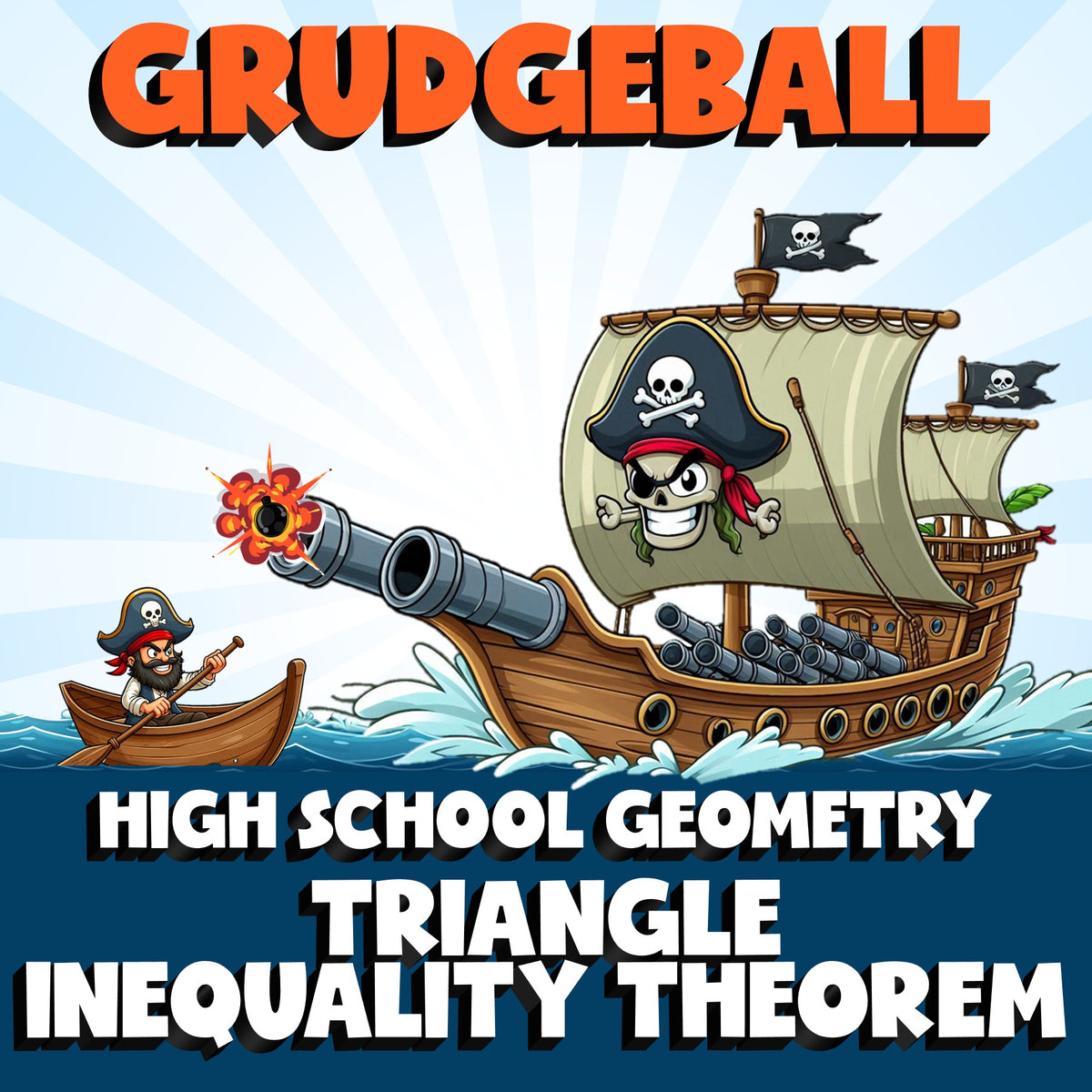 Triangle Inequality Theorem GRUDGEBALL Math Game - No Prep Geometry Review