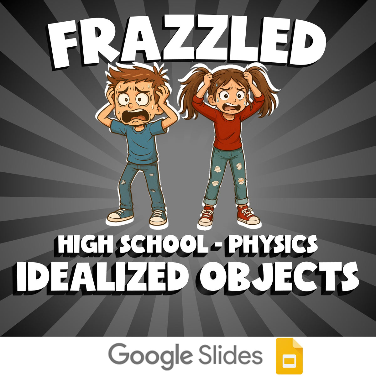 Idealized Objects FRAZZLED Science Game - No Prep Physics Review Activity
