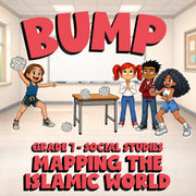 Mapping the Islamic World BUMP Socials Game - No Prep Grade 7 Review Activity