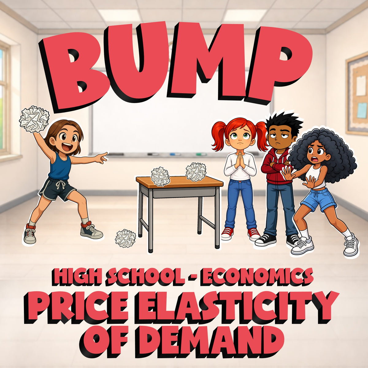 Price Elasticity of Demand BUMP Economics Game - No Prep Review Activity