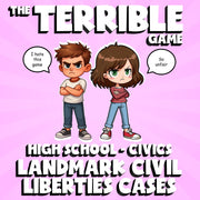 Landmark Civil Liberties Cases THE TERRIBLE GAME - No Prep Civics Review