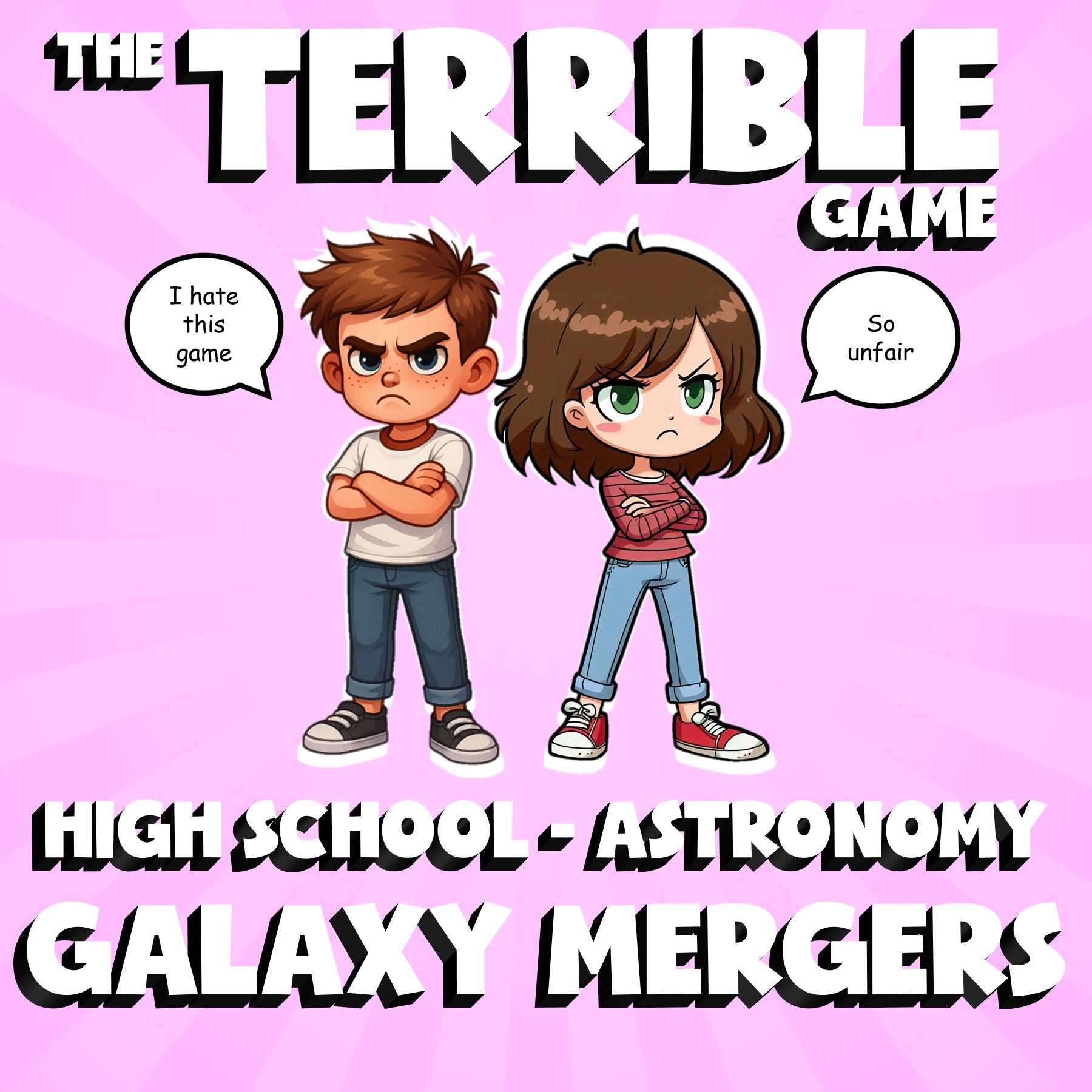 Galaxy Mergers THE TERRIBLE GAME - No Prep Astronomy Science Review Activity