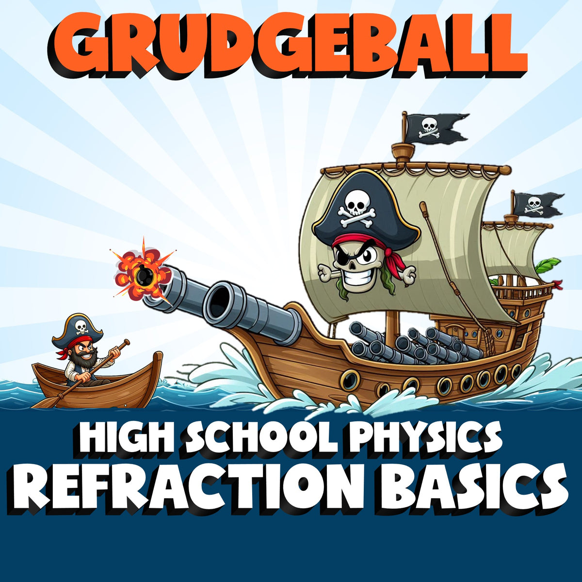Refraction Basics GRUDGEBALL Science Game - No Prep Physics Review Activity