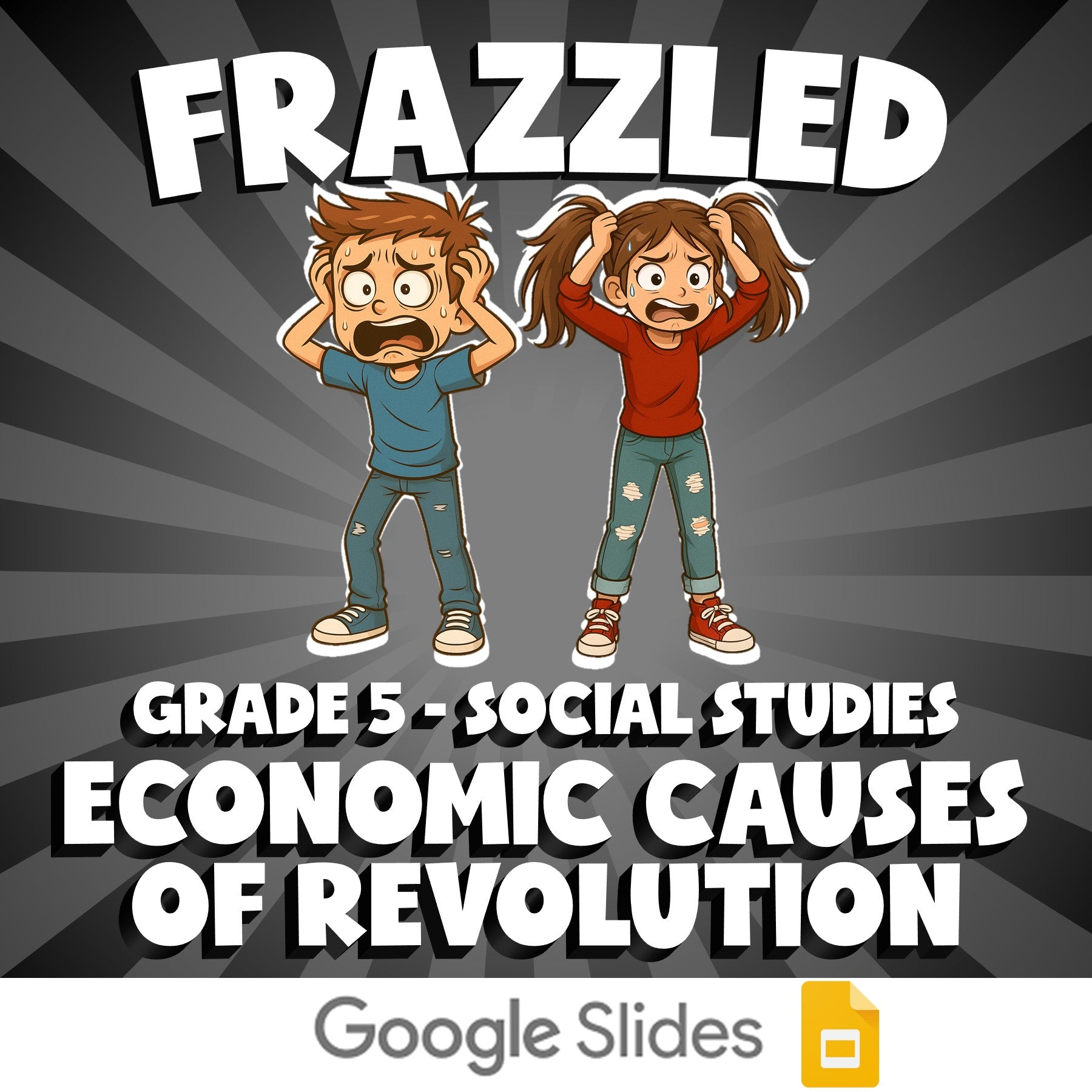 Economic Causes of Revolution FRAZZLED Socials Game - No Prep Grade 5 Review