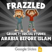 Arabia Before Islam FRAZZLED Socials Game - No Prep Grade 7 Review Activity