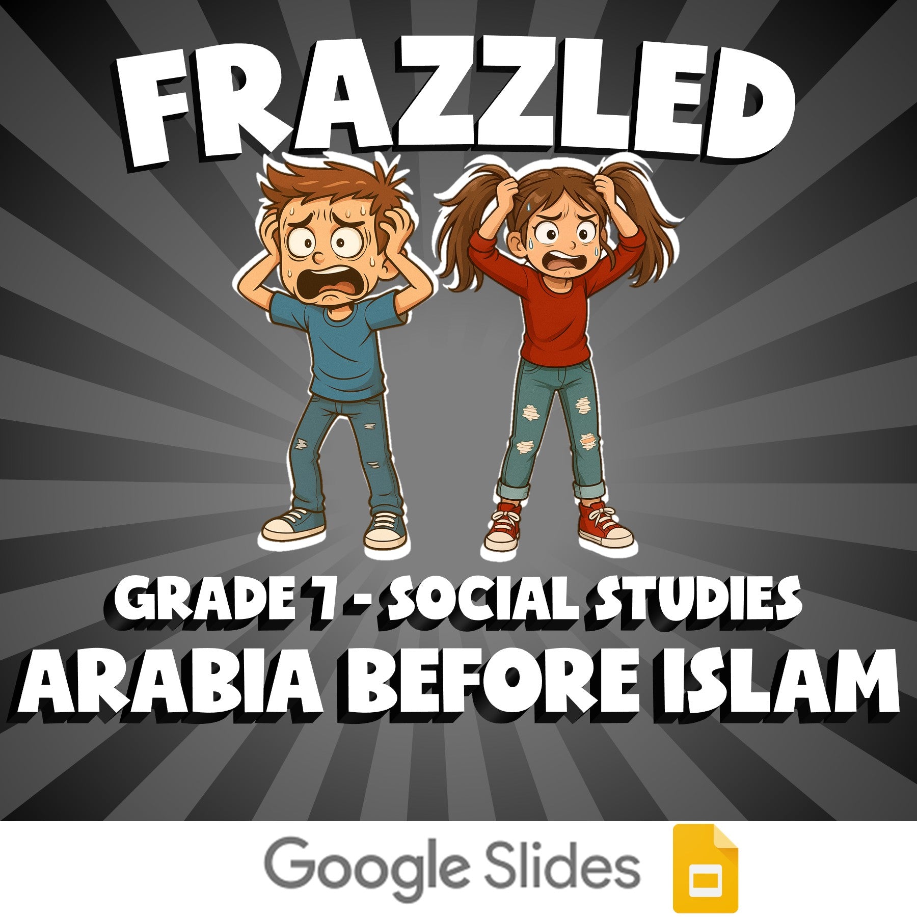 Arabia Before Islam FRAZZLED Socials Game - No Prep Grade 7 Review Activity