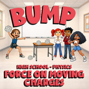 Force on Moving Charges BUMP Science Game - No Prep Physics Review Activity