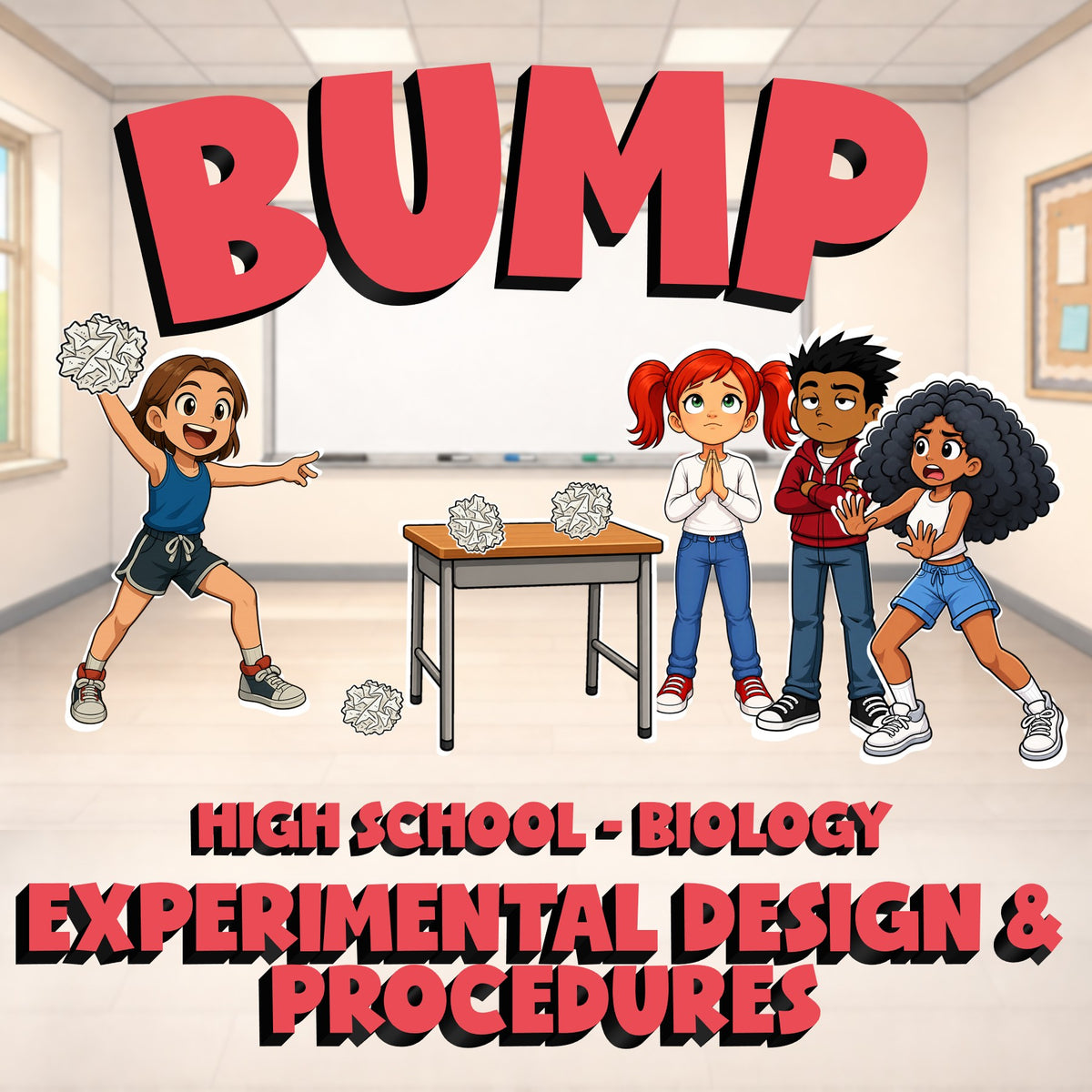 Experimental Design & Procedures BUMP Science Game - No Prep Biology Review