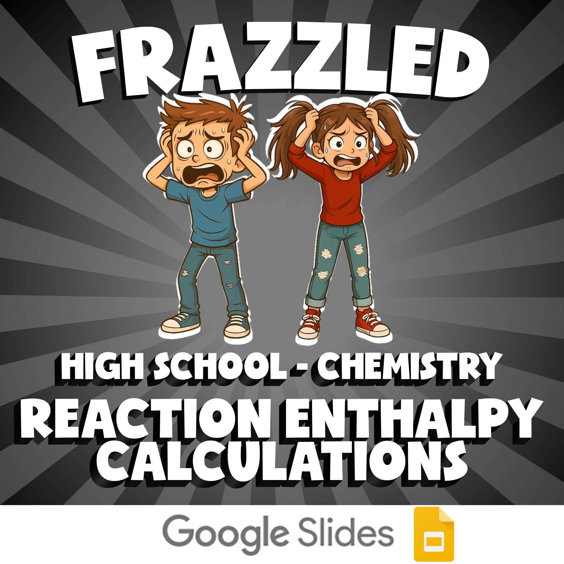 Reaction Enthalpy Calculations FRAZZLED Science Game - No Prep Chemistry Review