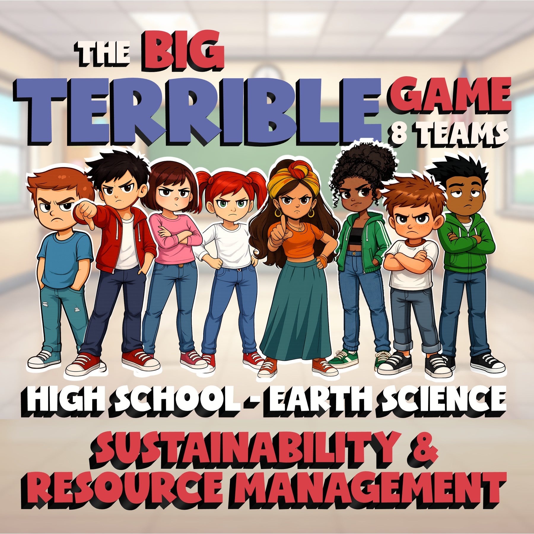 Sustainability & Resource Management BIG TERRIBLE GAME - Earth Science Review