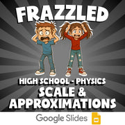 Scale & Approximations FRAZZLED Science Game - No Prep Physics Review Activity