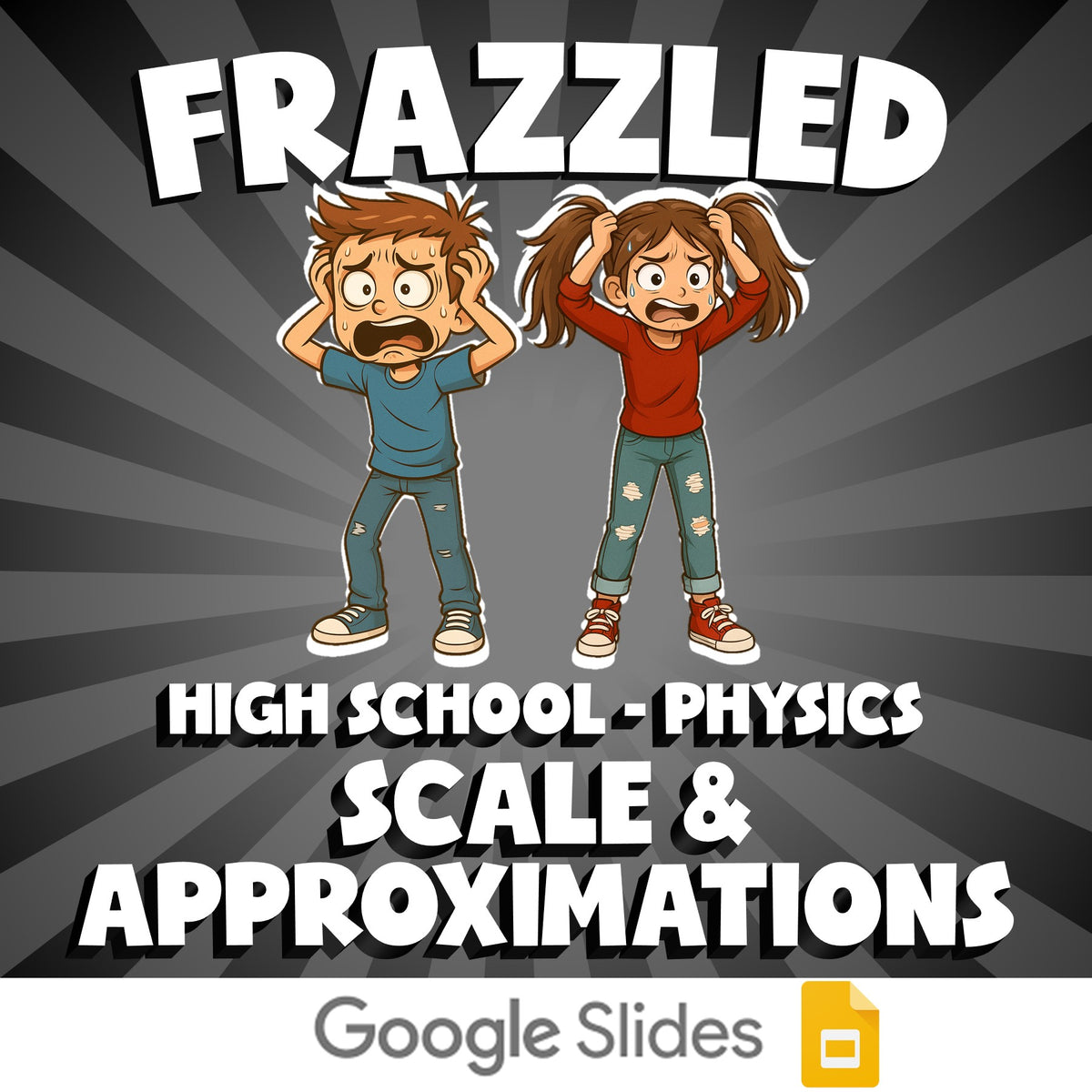 Scale & Approximations FRAZZLED Science Game - No Prep Physics Review Activity