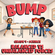 Balanced vs Unbalanced Forces BUMP Science Game - No Prep Grade 4 Review