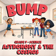Astronomy & the Cosmos BUMP Science Game - No Prep Grade 9 Review Activity