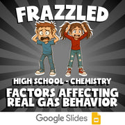 Factors Affecting Real Gas Behavior FRAZZLED Science Game - No Prep Chemistry